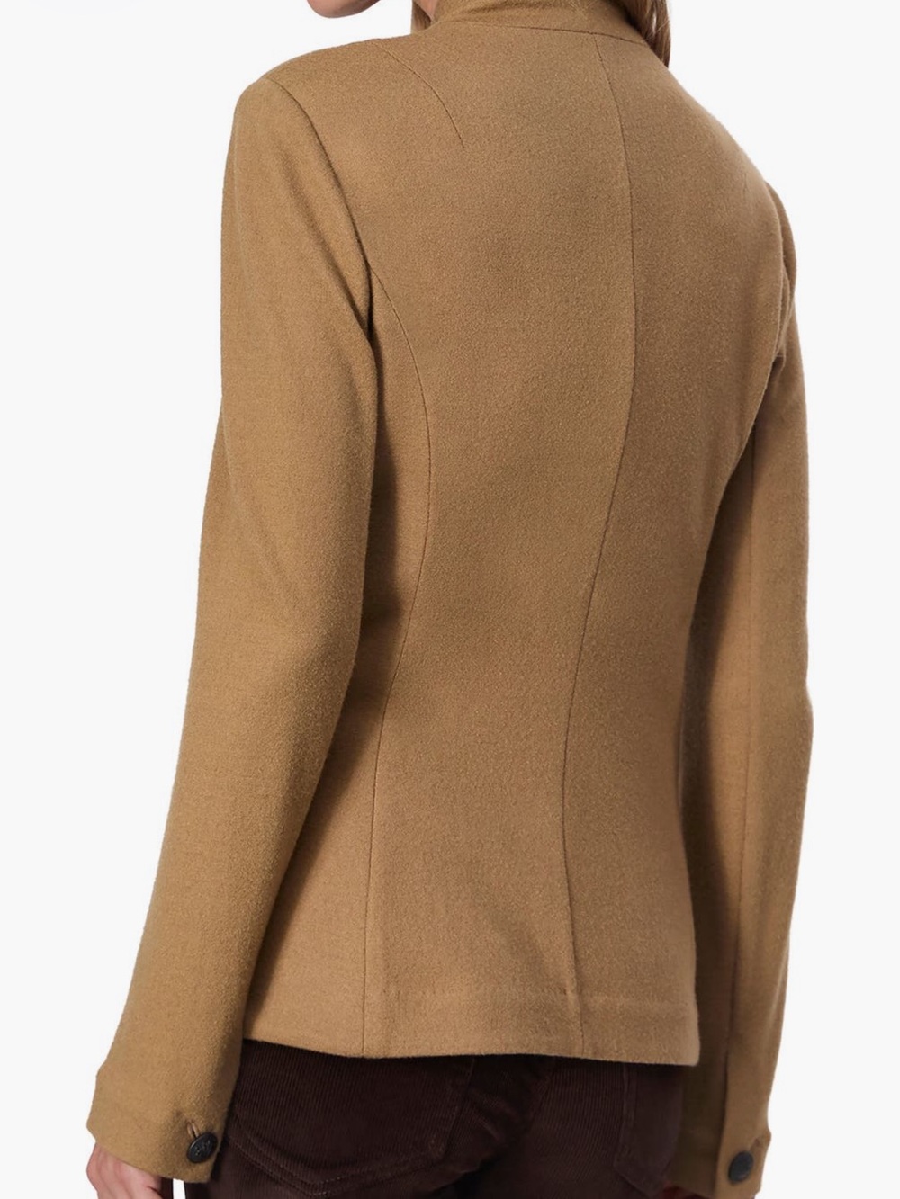 rag & bone Camel Wool-Blend Tailored Button Jacket - Picture 2 of 7
